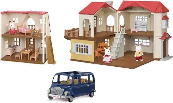 Calico Critters Red Roof Grand Mansion Gift Set