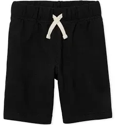 Boys French Terry Shorts - Black