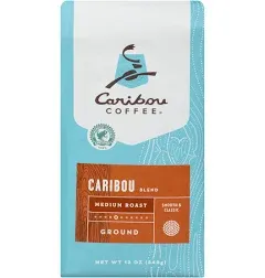 Caribou Coffee, Medium Roast Ground Coffee - Caribou Blend 20 Ounce Bag - Pac...