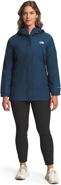 THE NORTH FACE Women's Waterproof Antora Jacket (Standard and Plus Size), Porcelain Green/Spring Bud, 1X