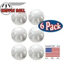 Official Wiffle® Balls Baseballs Bulk Packaged 6 Pack