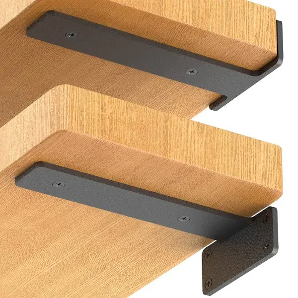 Starunder 6 Pack Floating Shelf Brackets