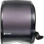 San Jamar Element Lever Roll Towel Dispenser, Black, 12.5" x 8.5" x 12.75"