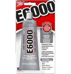 E6000 Clear Industrial Adhesive Medium Viscosity Glue 3.7 oz. 230022, Gray