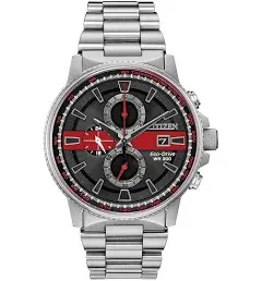 Citizen Men's Thin Red Line Chronograph Watch