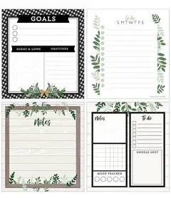 Carson Dellosa Farmhouse Notepad Set