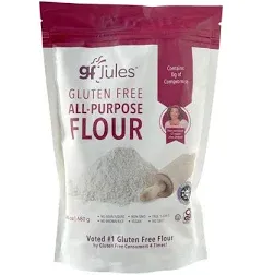 gfJules Certified Gluten Free All Purpose Flour and Bread Mix | No Grit, Non-GMO, Vegan & Kosher | Cup for Cup Baking Alternative to Regular Flour | Voted #1 by Gluten Free & Celiac Consumers