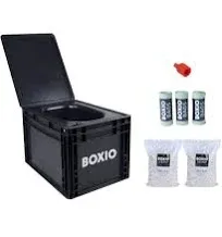 BOXIO Toilet Plus Composting Toilet Starter Kit