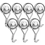 Swivel Swing Powerful Magnetic Hooks 100lb 7 Pack Strong Heavy Duty Neodym