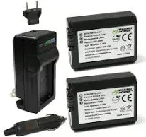 Wasabi Power Battery and Charger for Sony NP-FW50