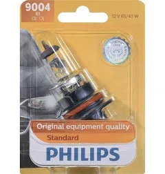 Headlight Bulb Philips Standard 9004B1 NEW OE quality 65/45W 12V