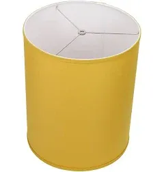 Fenchel Shades 14 in. Top Diameter x 14 in. Bottom Diameter x 17 in. Height White Drum Lamp Shade