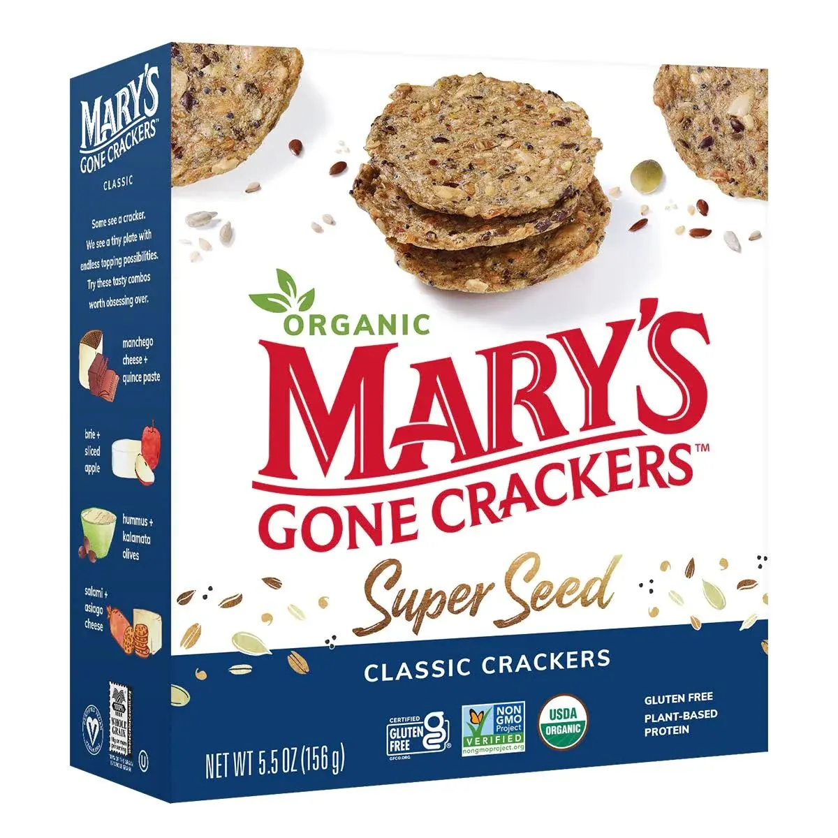 Mary's Gone Crackers Super Seed Classic Crackers