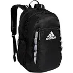 NWT Adidas Excel 6 Backpack Black White 3 Stripe Padded Adjustable School Bag