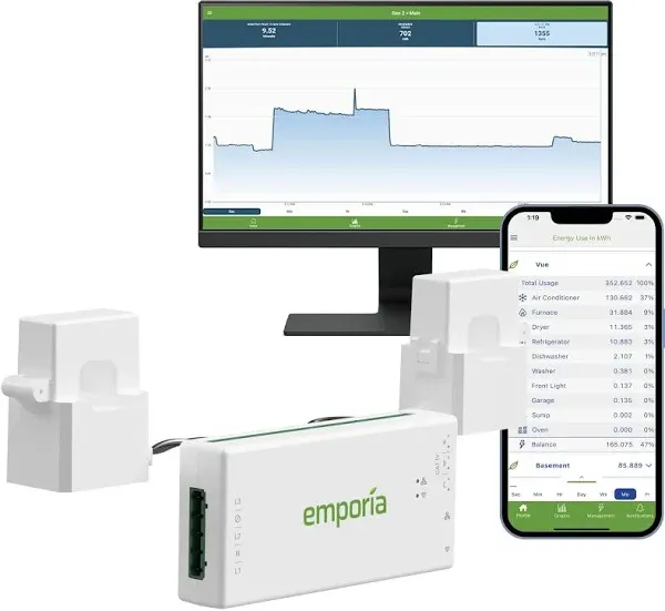 Emporia Vue 3 Smart Home Energy Monitor