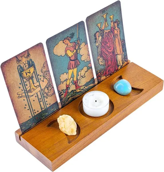 curawood Tarot Card Holder Stand