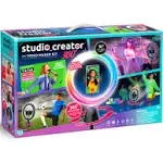 Studio Creator 360 Video Maker Kit Green Screen and Tripod Face and Motion Tracker 10" Light Ring