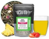 Tiesta Tea Fruity Paradise Loose Leaf Strawberry Pineapple Green Tea