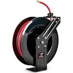 ReelWorks Industrial Retractable Air Hose Reel - 3/8" x 80' ft, 300 psi Max,