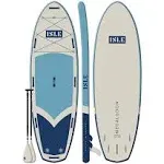 Isle Surf and Sup Megalodon Inflatable Stand Up Paddle Board Aqua/Navy