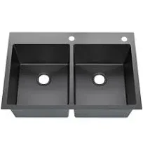 Under The Table Double Bowl Kitchen Sink 304 Stainless Steel Black Surface Stainless Steel Sink Kitchen Sink Handmade Basin - Buy Kitchen Sink Sink Stainless Steel Sink Kitchen Smart Kitchen Sink Left Drainage Kitchen Sink Product on Alibaba.com