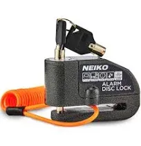 NEIKO 52908A Motorcycle Locks Anti Theft with Alarm, Motorcycle Disc Lock with Alarm, Disk Lock Anti-Theft Motion Sensor, Security Lock Brake, Universal Alarm Lock for Motorcycles, Bicycles & More