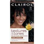 Clairol Permanent Hair Color Textures & Tones 1B Silken Black | CVS