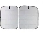 VanEssential Insulated Blackout Rear Door Window Covers Designed for Ford Tra...