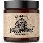 Johnny Slicks Original Oil Based Pomade - Organic Hair Pomade for Men with Low to Medium Hold - Promotes Healthy Hair Growth and Helps Hydrate Dry