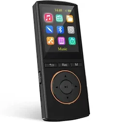 Mp3 Player Safuciiv 64gb Mp3 Players Hifi Lossless Audio Quality With Bluetooth 5.2