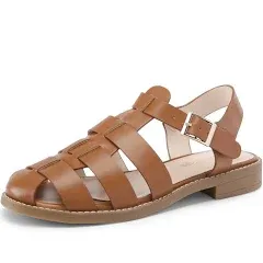 Dream Pairs Gladiator Woven Fisherman Flat Sandals