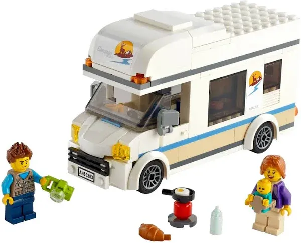 Lego City Building Toy, Holiday Camper Van, 190 Pieces