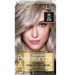 L'Oréal 8S Soft Silver Blonde Hair Dye (7.1 oz)