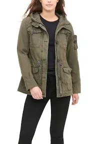 Levi's Women's Lightweight Cotton Military Jacket (Standard & Plus Sizes)