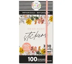 Mega Value Pack Stickers - Flowers &amp; Notes