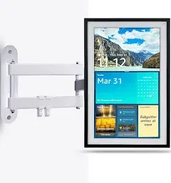 Mount for Echo Show 15 | Adjustable Wall Mounting Bracket for Amazon Echo Show 15, Swivel and Tilt, Easy Installation | Black