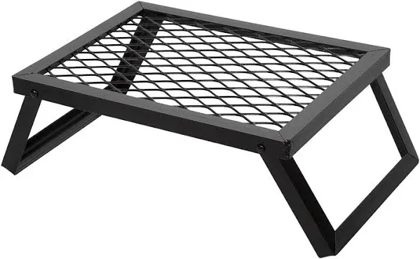 Heavy-Duty Camp Grill - Small - Campfire - Charcoal Wood -  Model 614-1216