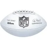 Wilson NFL The Duke Metallic Edition Silver Football