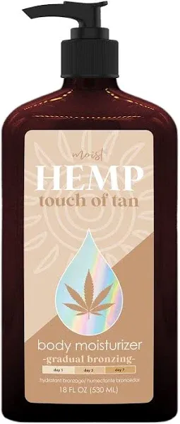 Creative Lab Moist Hemp Bronzing Moisturizer, 18oz