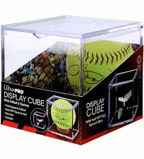 1 Ultra Pro Softball Display Case Cube Square - Holds Figures Funko Pop!