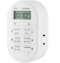 GE Mytouchsmart Indoor Plug-In Digital Timer 26892