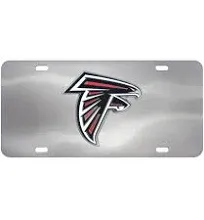 FAN MATS NFL Falcons Diecast License Plate