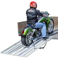 Black Widow M-9540 Aluminum 7&#039; 11&#034; Arched Motorcycle Ramps