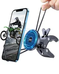 EWA Bike Phone Holder, Motorcycle Phone Mount Magnetic Bicycle Handlebar Cell...