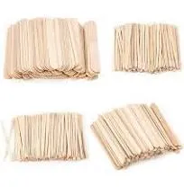 1000pcs Wooden Wax Sticks