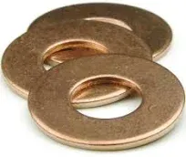 Silicon Bronze Flat Washers - 1/2" (0.562 x 1.25 x .078) Qty-25