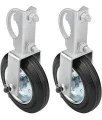 Mofeez Gate Wheel for Metal Swing Gate with 1-5/8" Thru 2" Gate Frames