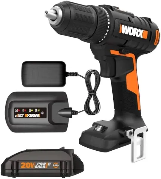 Worx WX108L 20V 1/2" Cordless Drill Driver Power Share