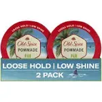 Old Spice Hair Styling Fiji Pomade for Men Flexible Hold Low Shine, 2.22 oz Each, Twin Pack 4.44 oz