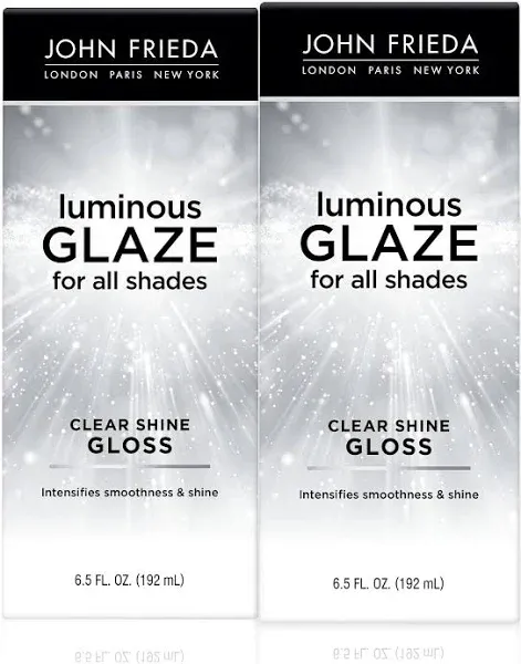 Luminous Glaze Clear Shine Hair Gloss 6.5oz (2-Pack) - Anti-Fade, Color Enrichin